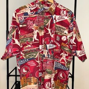 St. Louis Cardinals Red Graphic Men's Shirt